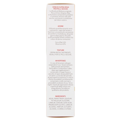 Cera di Cupra Ricetta di Bellezza Rosa per Pelli Secche 75 ml